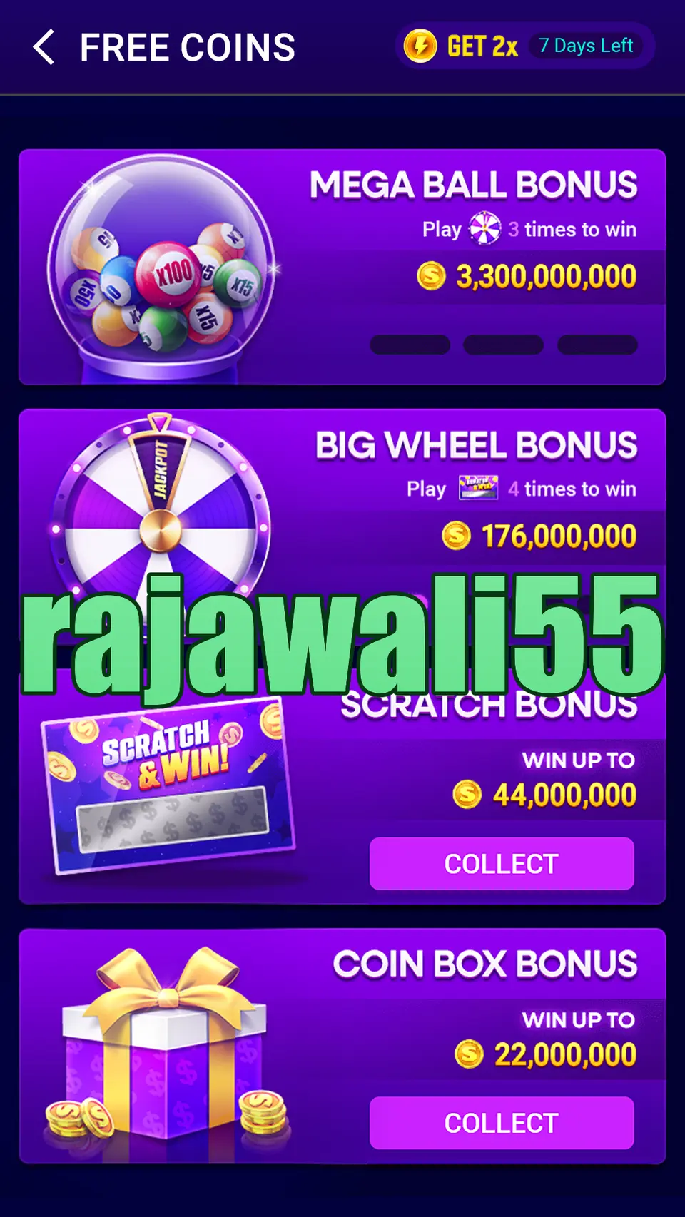 rajawali55 Masuk